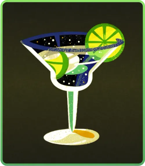 Musical cocktail "Margarita" from #MyChiptune